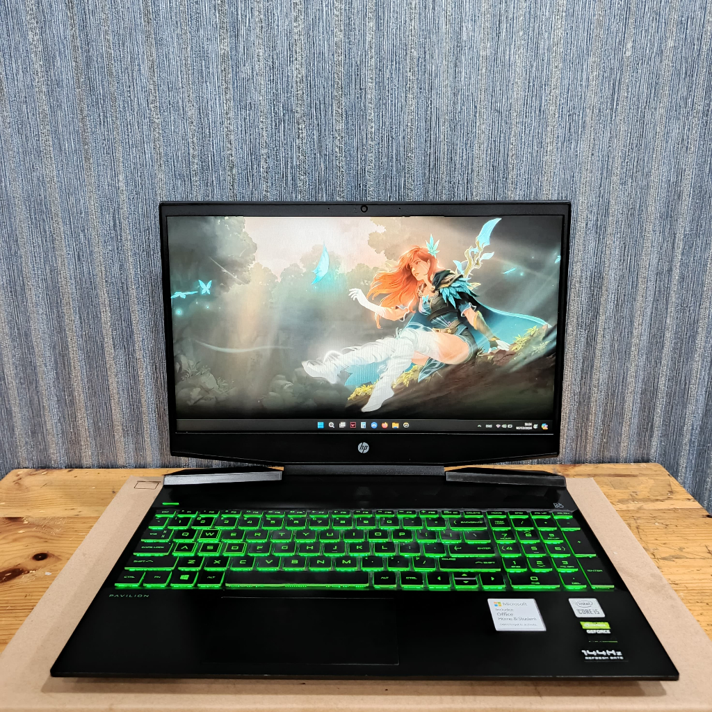 READY STOCK Laptop Gaming Hp Pavilion 15 - dk064TX, Intel Core I5 - 10300H, #RTX 2060 6Gb, Ram 8Gb /