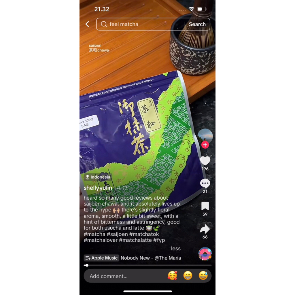 

saijoen matcha powder greentea RARE yuzan chawa