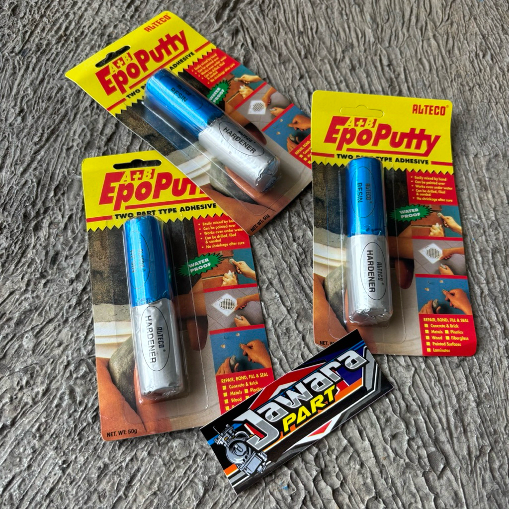 lem porting lem kapal tahan panas lem epo putty 50gr