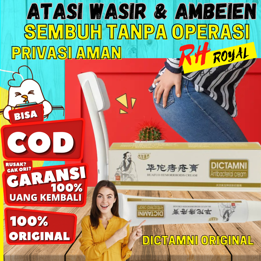 Krim Obat Salep Herbal Wasir Ambeien Ambien Ambeyen Hemoroid Hemorrhoids DICTAMNI DIKTAMNI HUATUO HU