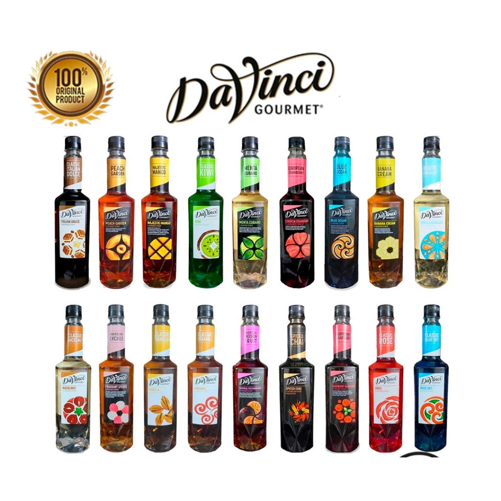 

Davinci Syrup all Variants - Sirup Davinci Gourmet