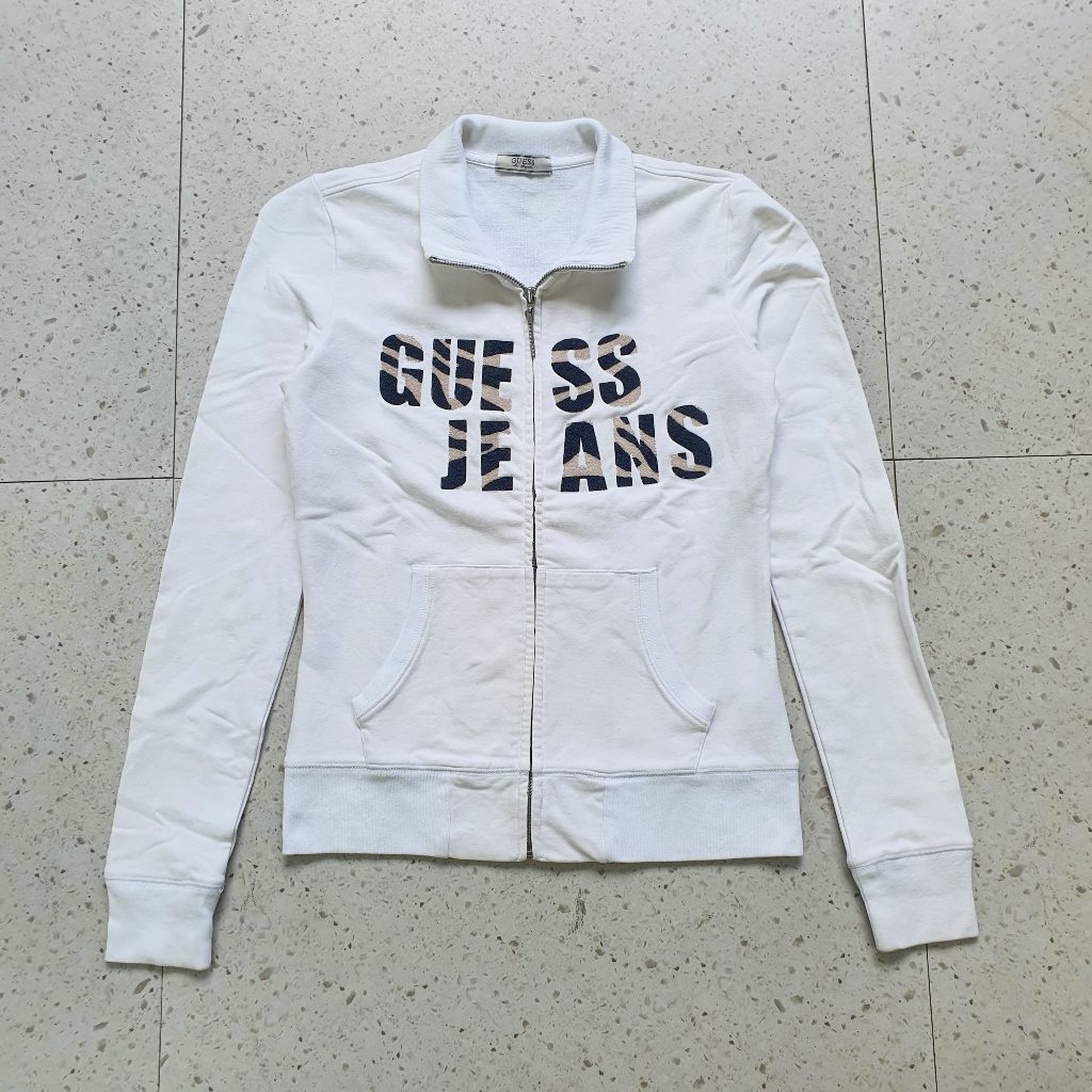 Jaket Track Wanita/Anak GUESS / Size S - LD 44 cm / Bekas - Second - Preloved