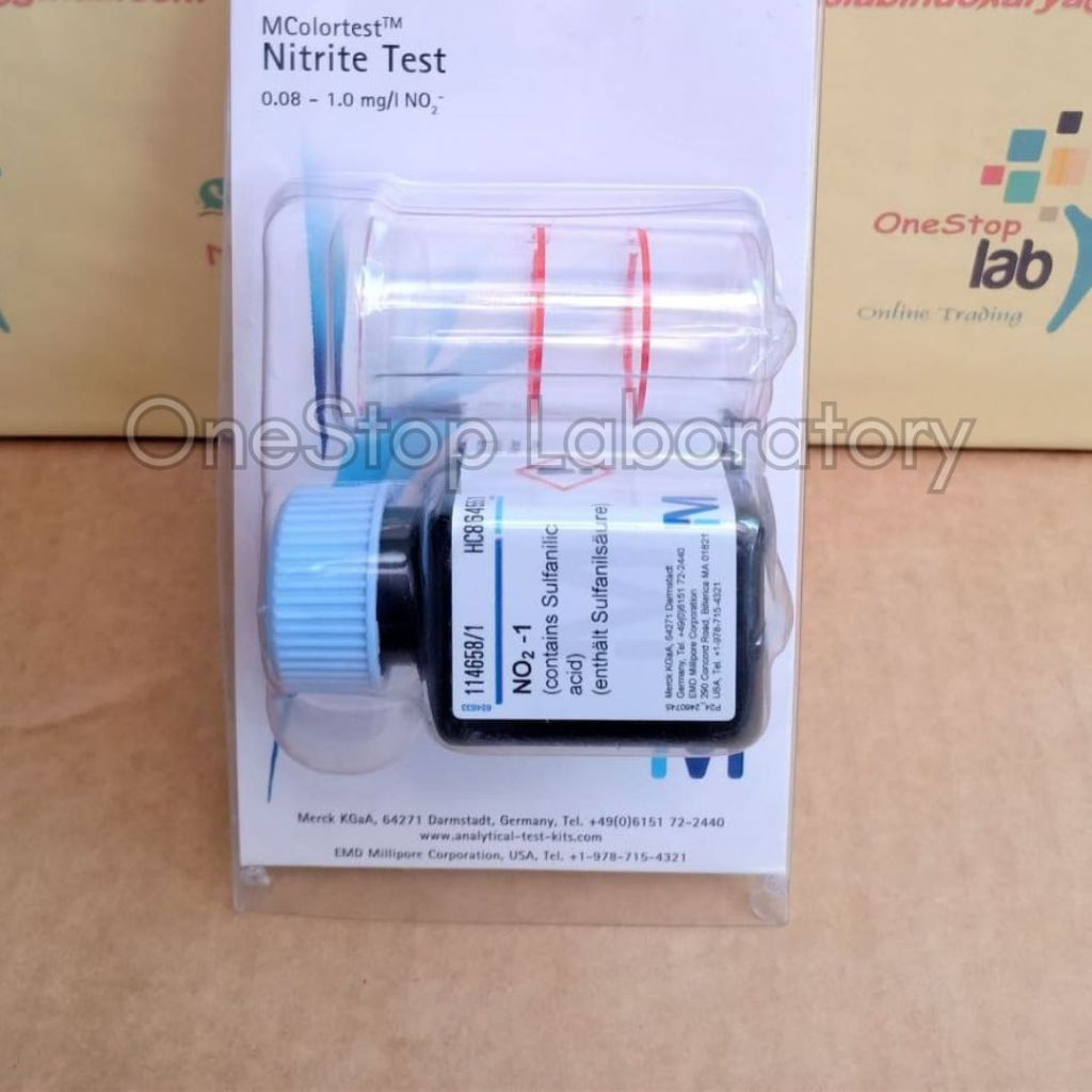 MERCK 114658 Nitrite Test Kit freshwater and seawater 100 test