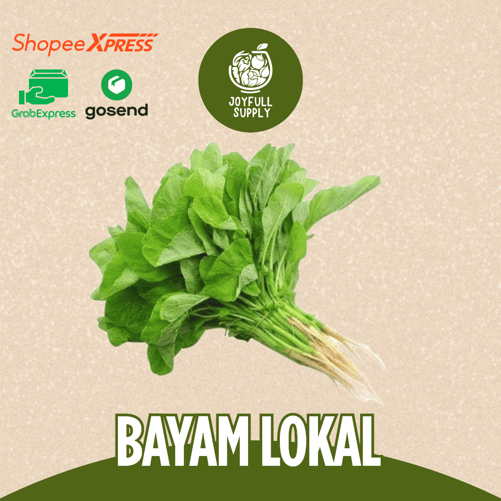 

INSTAN Bayam / Bayam Lokal / Sayur Bayam / Sayuran Segar / Joyfull Supply