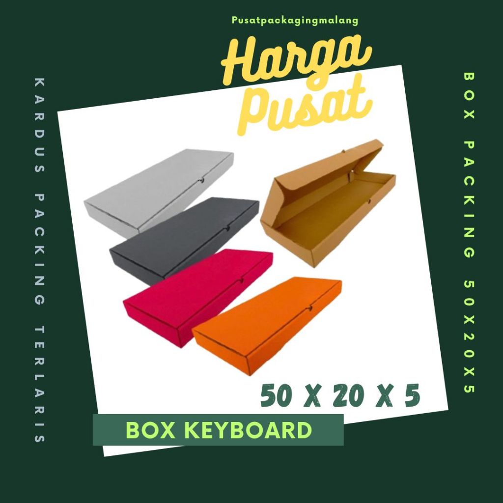 

Box 50x20x5 LD Kardus 50x20x5 LD Dus Keyboard 50x20x5 LD Dus Packing Kemasan karton Pusat Packaging