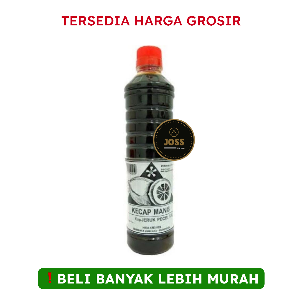 

[KHUSUS INSTAN] Kecap Manis Cap Jeruk Pecel Tulen 600ml