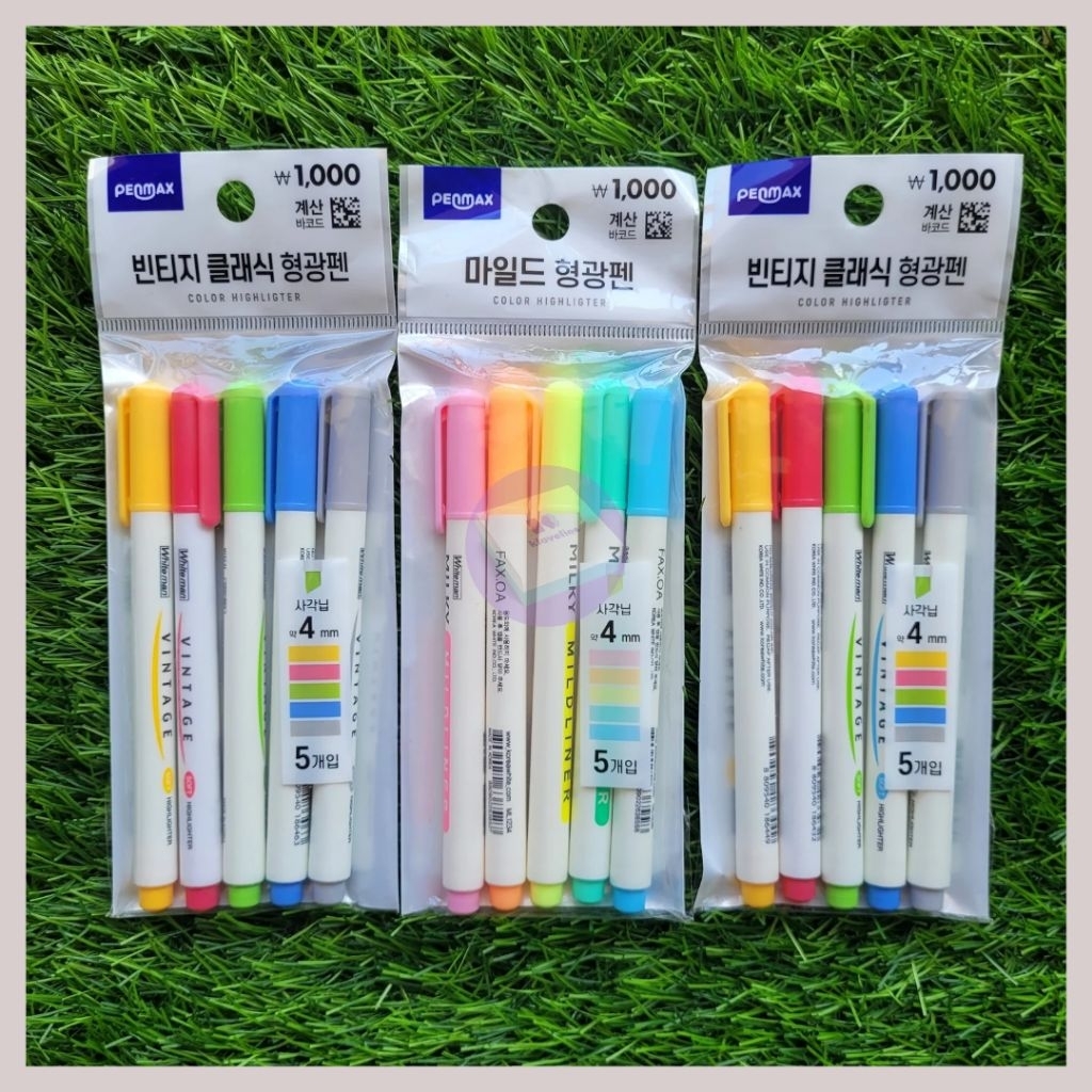 

[Ready] Daiso Color Highlighter Pen