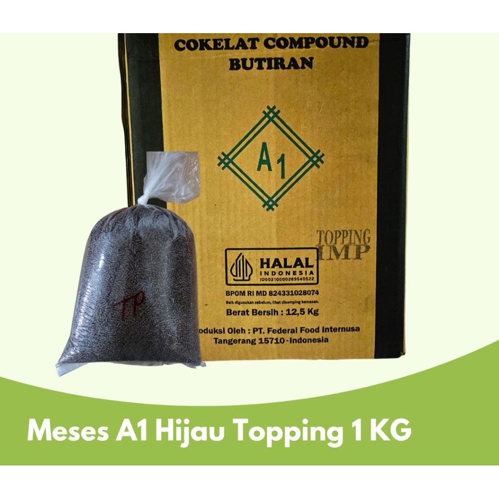 

Mesis / Coklat Butir Meses Elmer A1 Biru Super 1kg,1/2kg,1/4kg