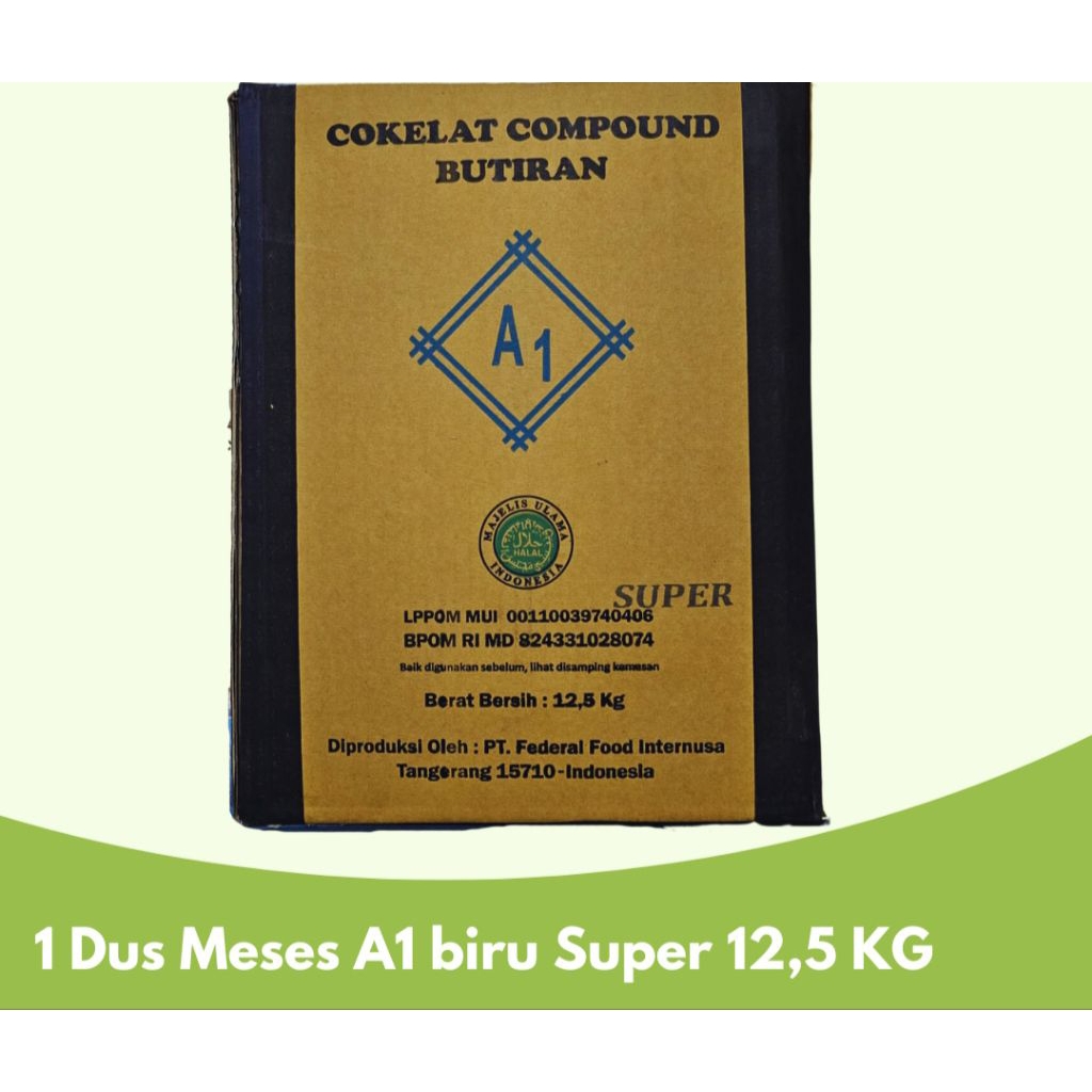 

Mesis Coklat Butir Meses Elmer A1 Biru Super 1dus 12.5kg