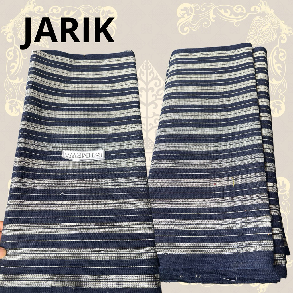 Jarik Gendong Lorog 2,8M Motif Garis Putih Jarik Lompong Kelo Kain Gendongan Lendang Lurik ATBM Klas