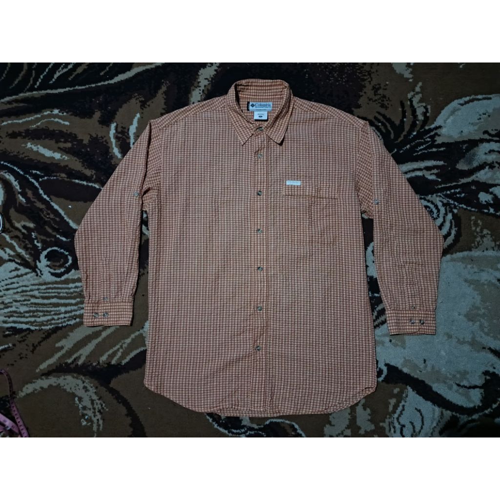 Kemeja-Flanel-Outdoor-Columbia-Omni-Dry-Second-2nd-bekaa