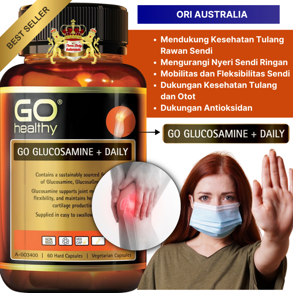 GO HEALTHY GO GLUCOSAMINE DAILY 60 HARD CAPSULE