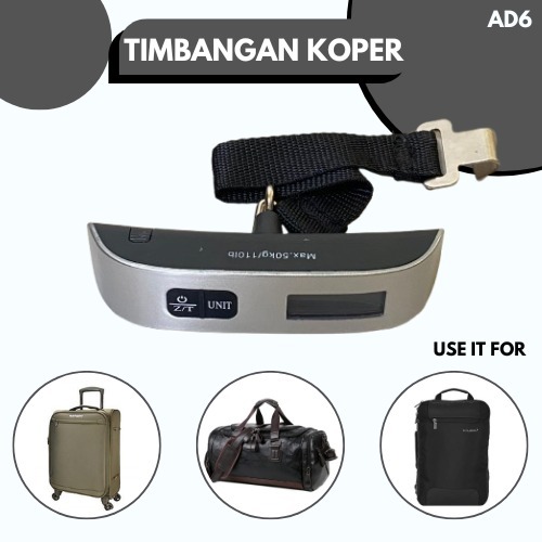 50kg Timbangan digital murah Kait Digital Timbangan Genggam Digital Kecil timbangan bagasi pesawat
