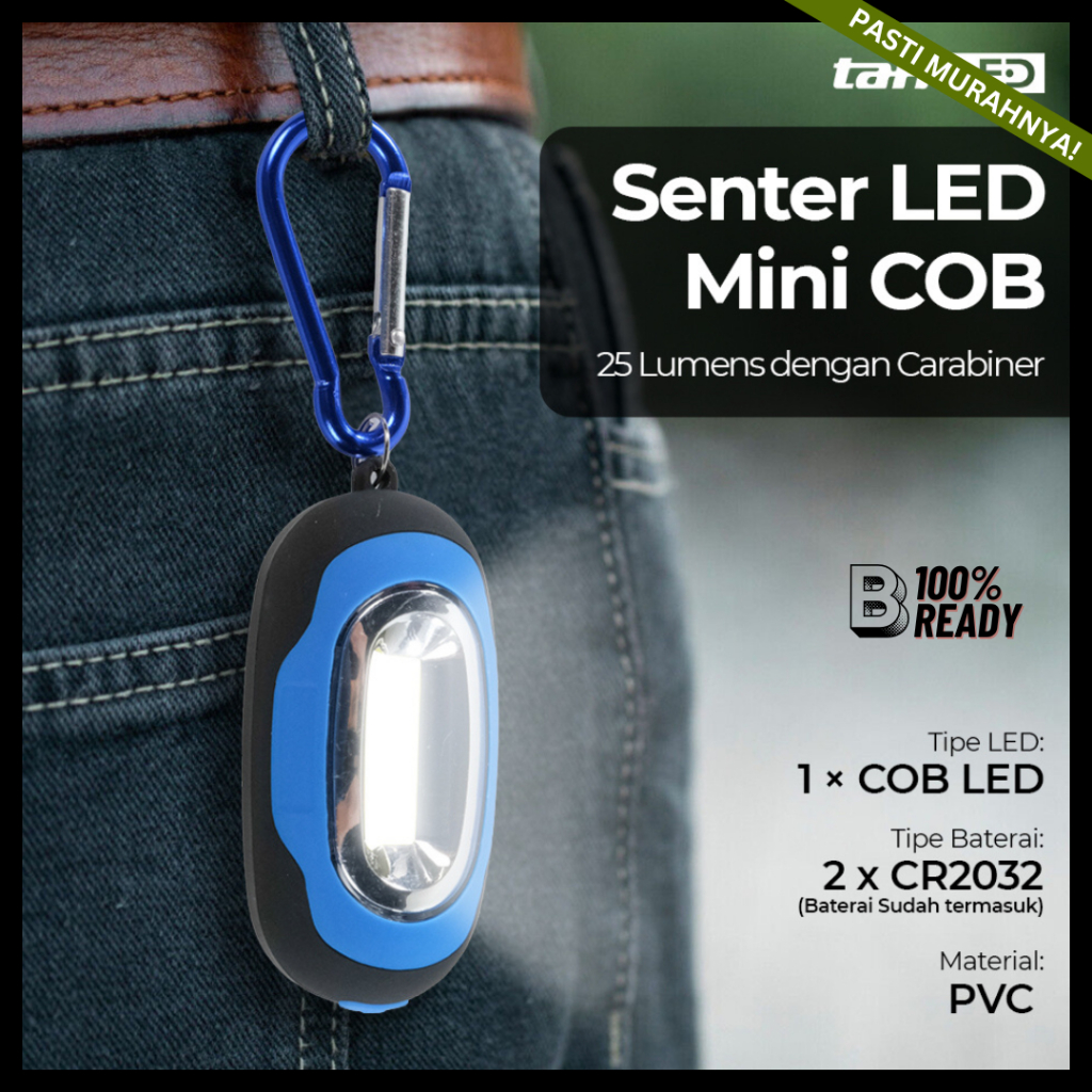 Senter Mini / Gantungan Kunci Senter / Senter Gantungan Kunci / Senter Mini Gantungan LED COB
