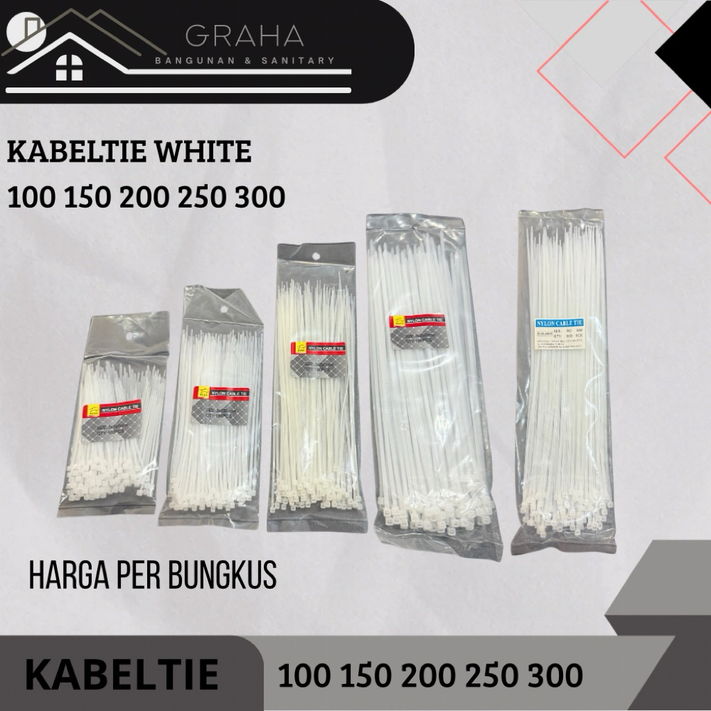 

KABELTIE WHITE RUSH 100 150 200 250 300