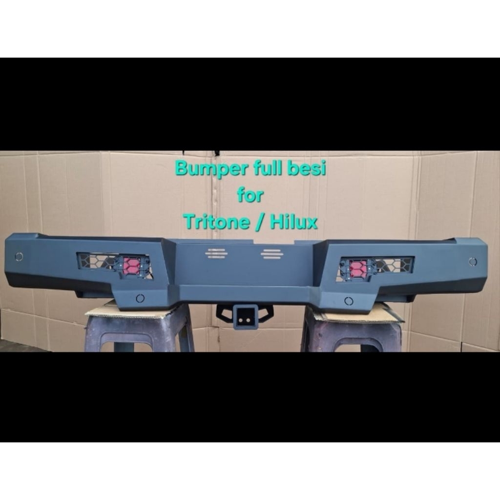 bumper besi belakang triton