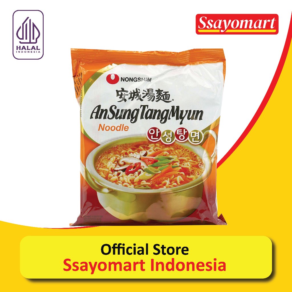 

NONGSHIM ANSUNGTANGMYUN Spicy Miso Noodle Soup 125g / Mie Instan Sup Miso Korea