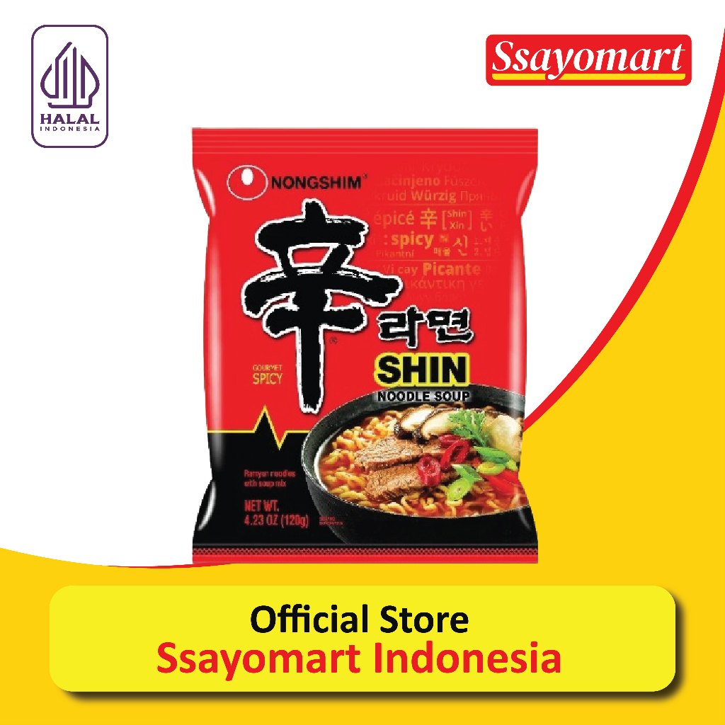

NONGSHIM SHIN Ramyun 120g / Mie Instan Korea Pedas Rasa Original