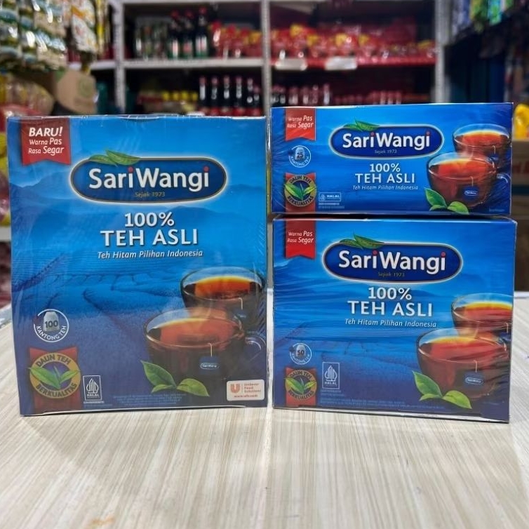 

Teh Asli Sariwangi Teh Celup isi 25 / 50 / 100 Tea Bag