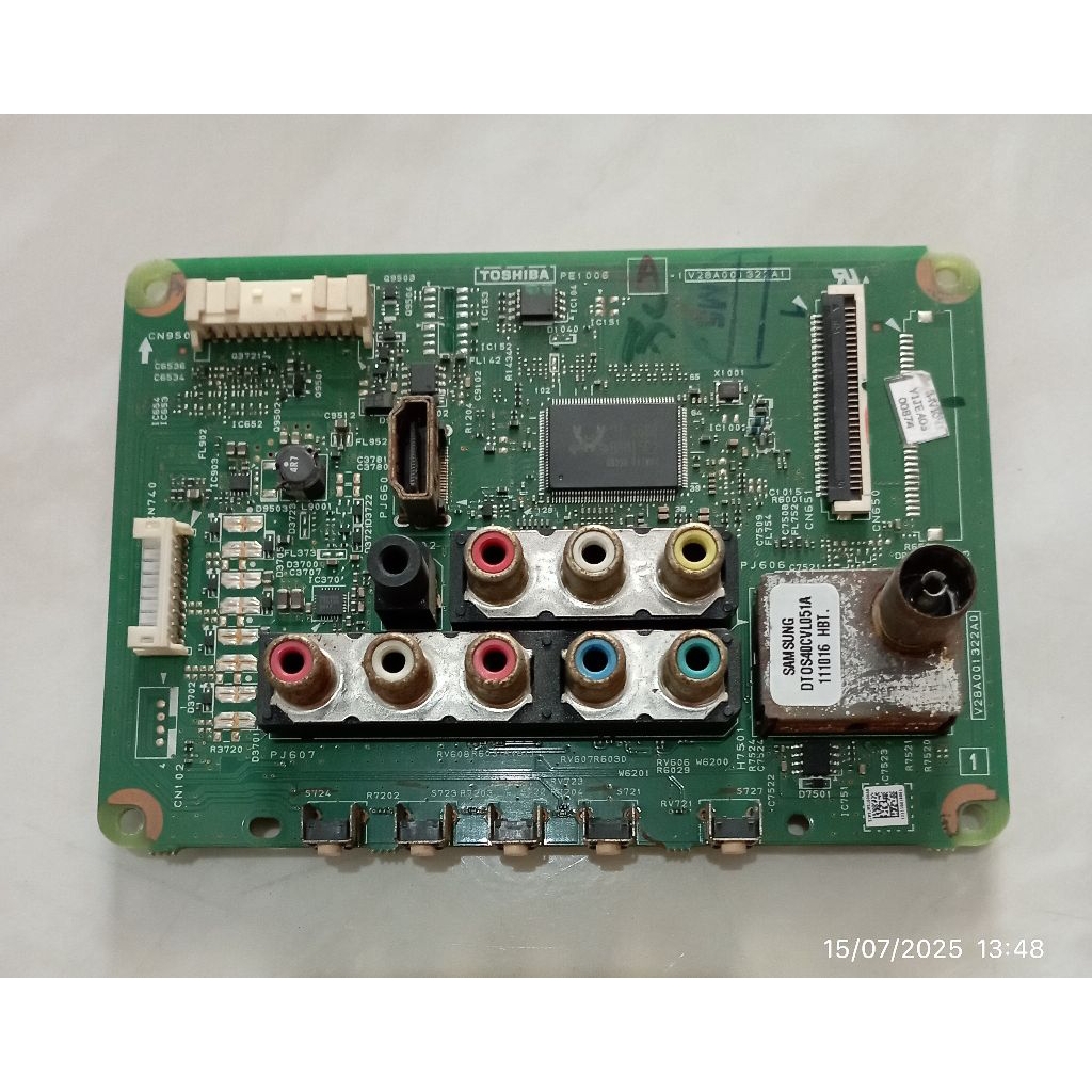 MB MOBO MAINBOARD MODULE MESIN TV TOSHIBA 24HV10E2 (MB TA24)