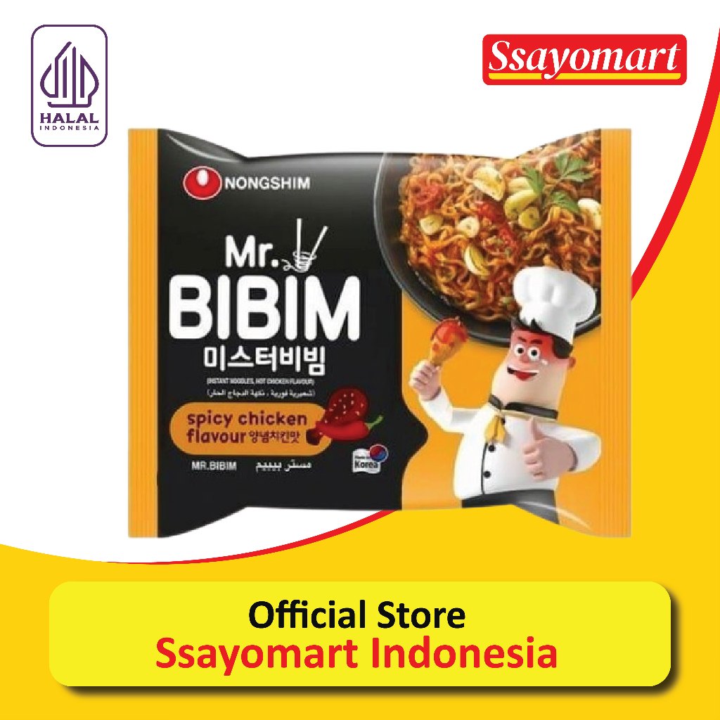 

NONGSHIM Mr. BIBIM Spicy Chicken Ramyun - Mie Pedas Asli Korea 148g