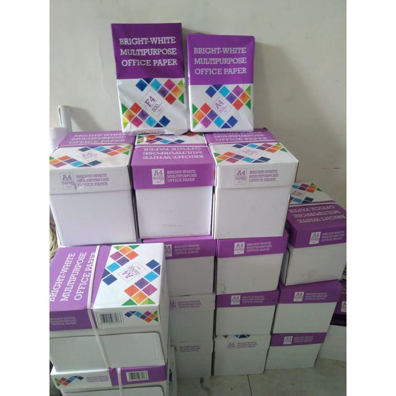 

KERTAS HVS BMO A4 1 KARDUS ISI 5 RIM (1RIM=500Lembar)
