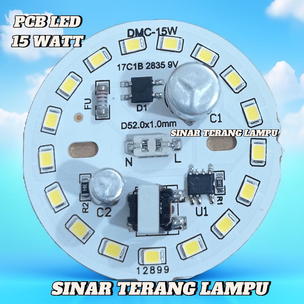 PCB LED AC 15 WATT SPAREPART PHILIPS VISICOM INLITE HANNOCHS PANASONIC DLL