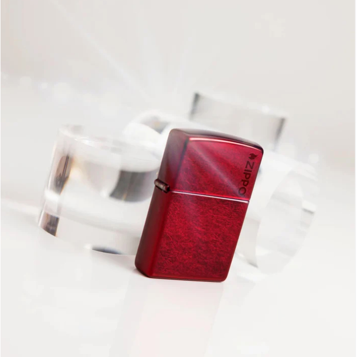 Zippo 21063ZL Candy Apple Red with Zippo Logo