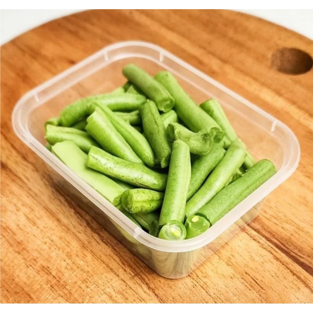 

Sayur buncis potong..