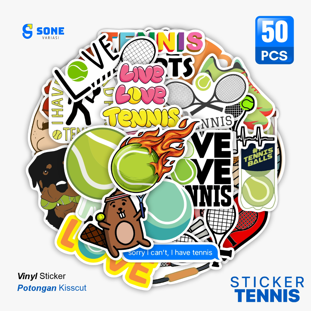 

Stiker Aesthetic OLAHRAGA TENNIS Vinyl Waterproof Anti Air Deco Buku Jurnal Tumbler Laptop Aesthetic