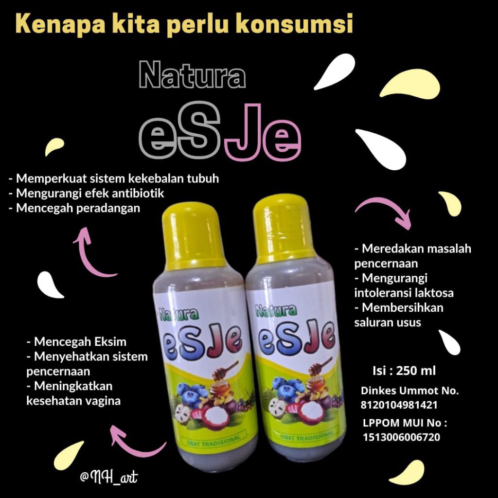 

Natura eSJe Enzyme, Herbal penguat daya tahan tubuh