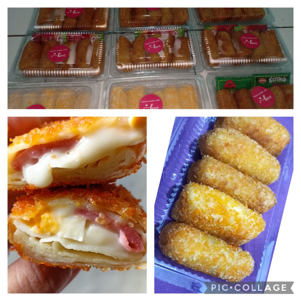 

risol mayo risoles cheese keju smoke beef telur Frozen food stok cemilan jajanan pasar bekal anak sekolah sehat