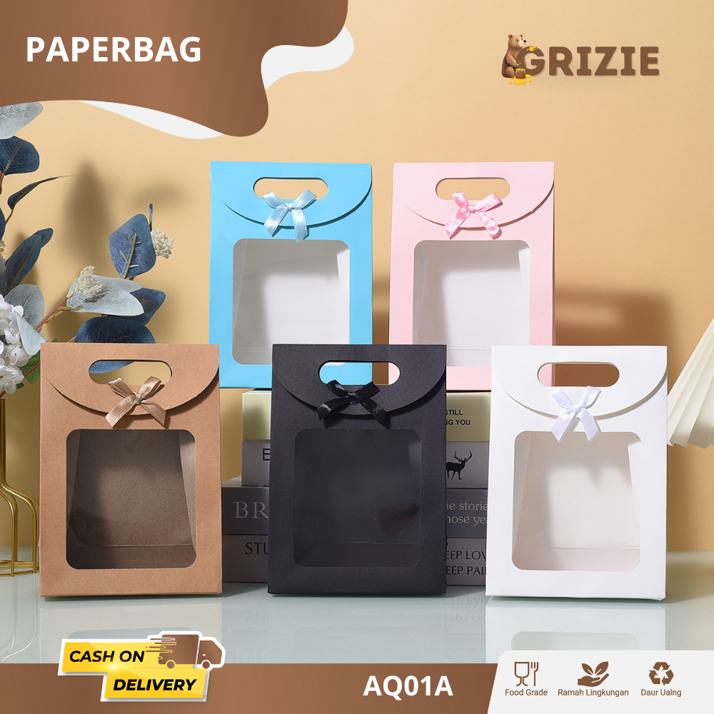 

Paper bag kado / Paper bag kado Ulang Tahun / Paperbag Jumbo / Tas Kertas / Tempat Kado Bingkisan Hadiah Souvenir Goodie Bag I AQ01A