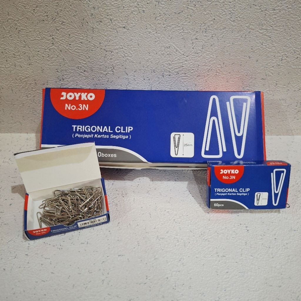

(10 Kotak) Trigonal Clip Joyko No.3/N