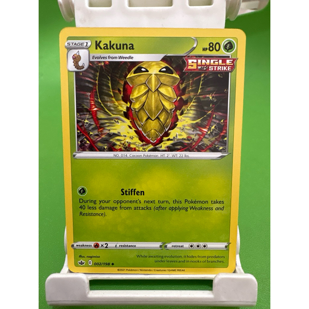 kartu pokemon original common kakuna 002/198