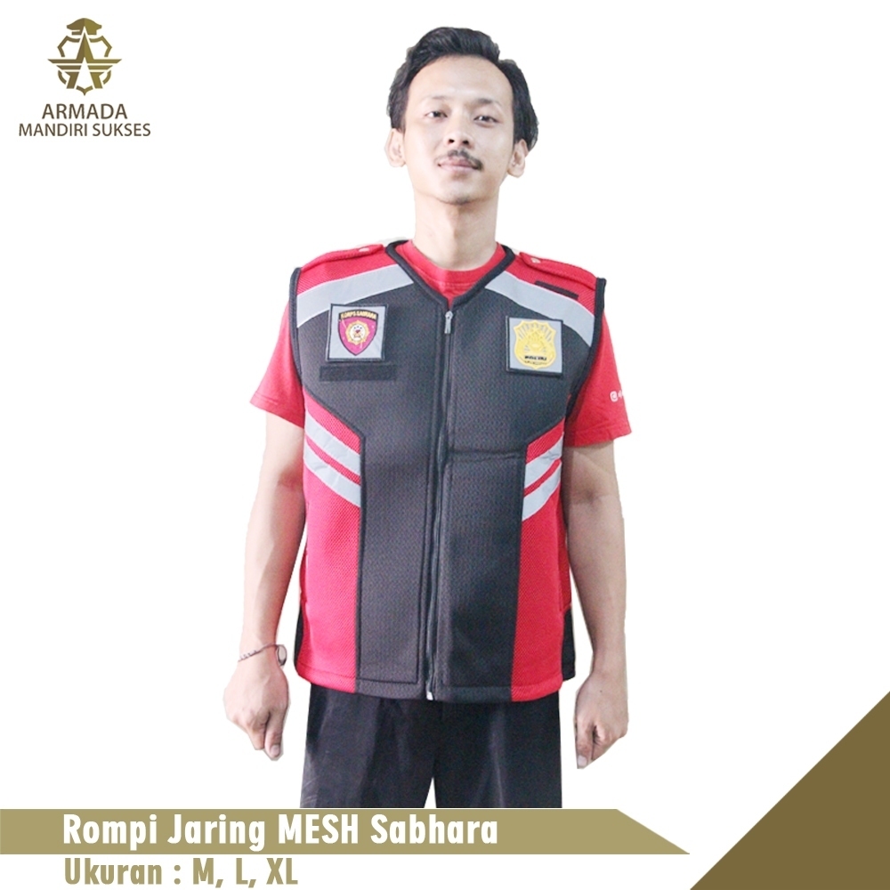 Rompi Mesh Polisi | Rompi Tebal Polisi l Vest | Sabhara