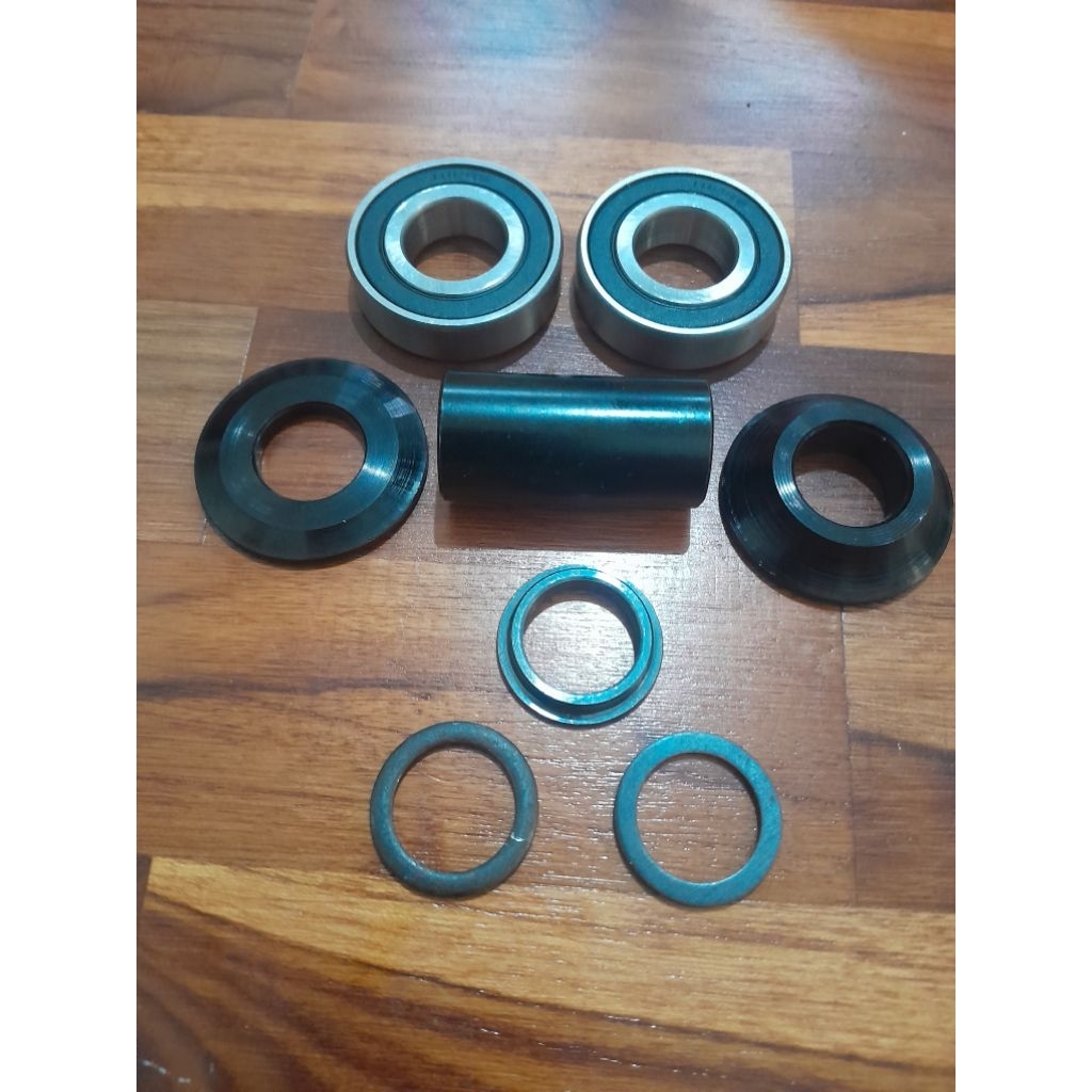 BB MID SET 19MM PLUS CUP ALLOY ADAPTOR SPROKET BUAT BMX DJ