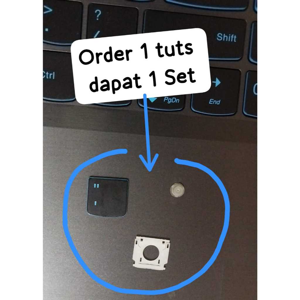 Tombol Tuts Keyboard Lenovo Ideapad Gaming L340-15Irh Back Light Blue