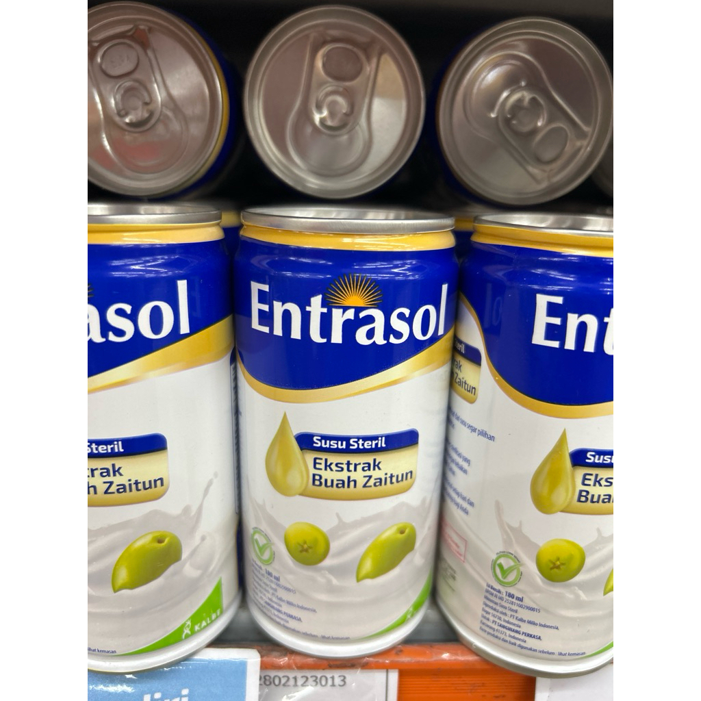 

Entrasol susu steril zaitun 180ml