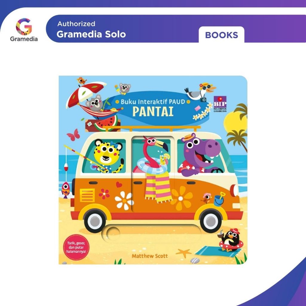 Gramedia - Buku Interaktif PAUD: Pantai