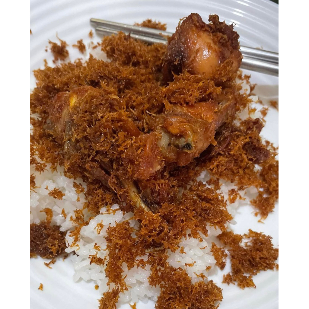 

Ayam bumbu marinasi vakum instan tinggal goreng bumbu kuning serundeng