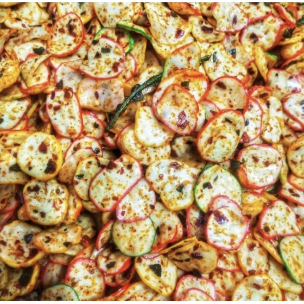 

krupuk seblak cikruh kencur kering pedas