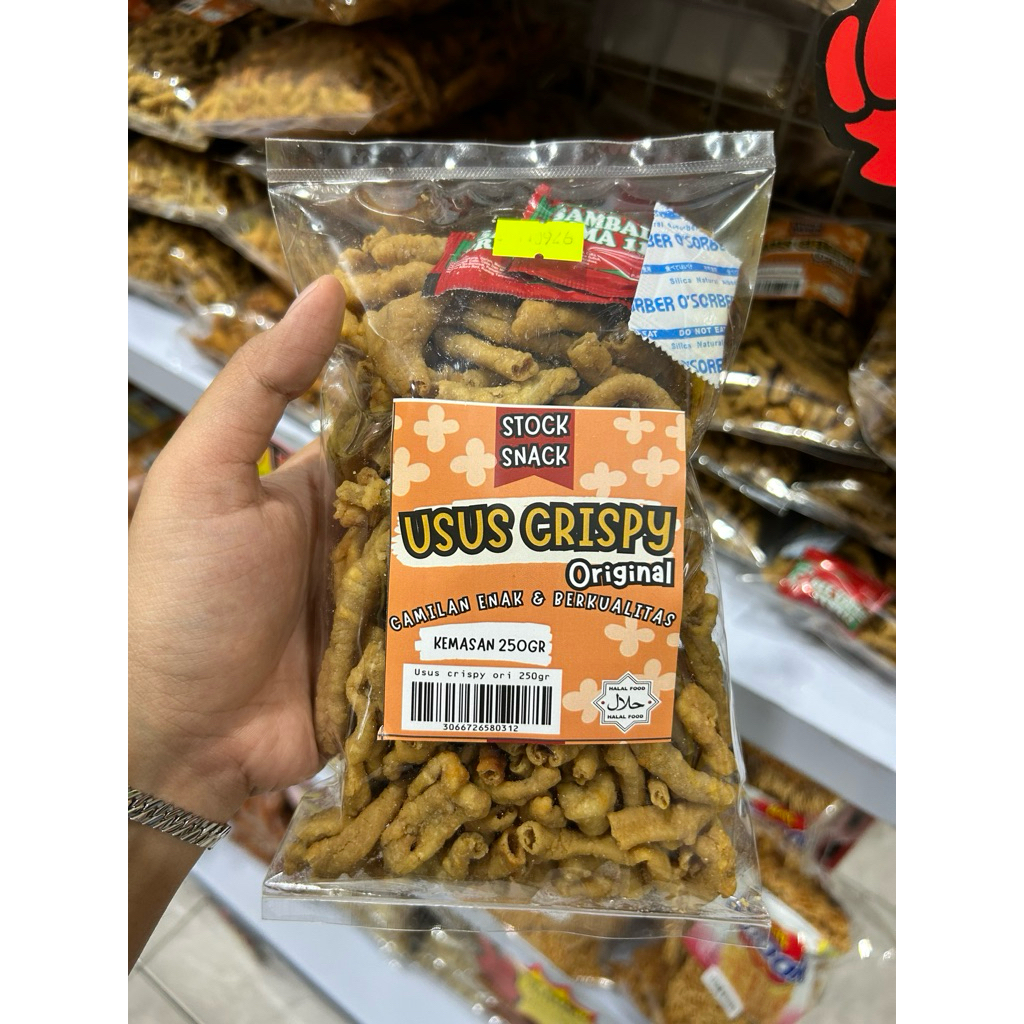 

usus crispy 250gr gurih renyahh