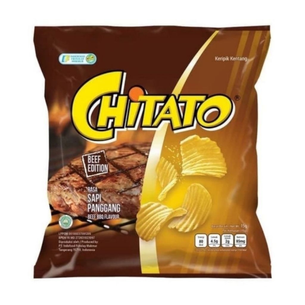 

Chitato Keripik Kentang Sapi Panggang 15 g