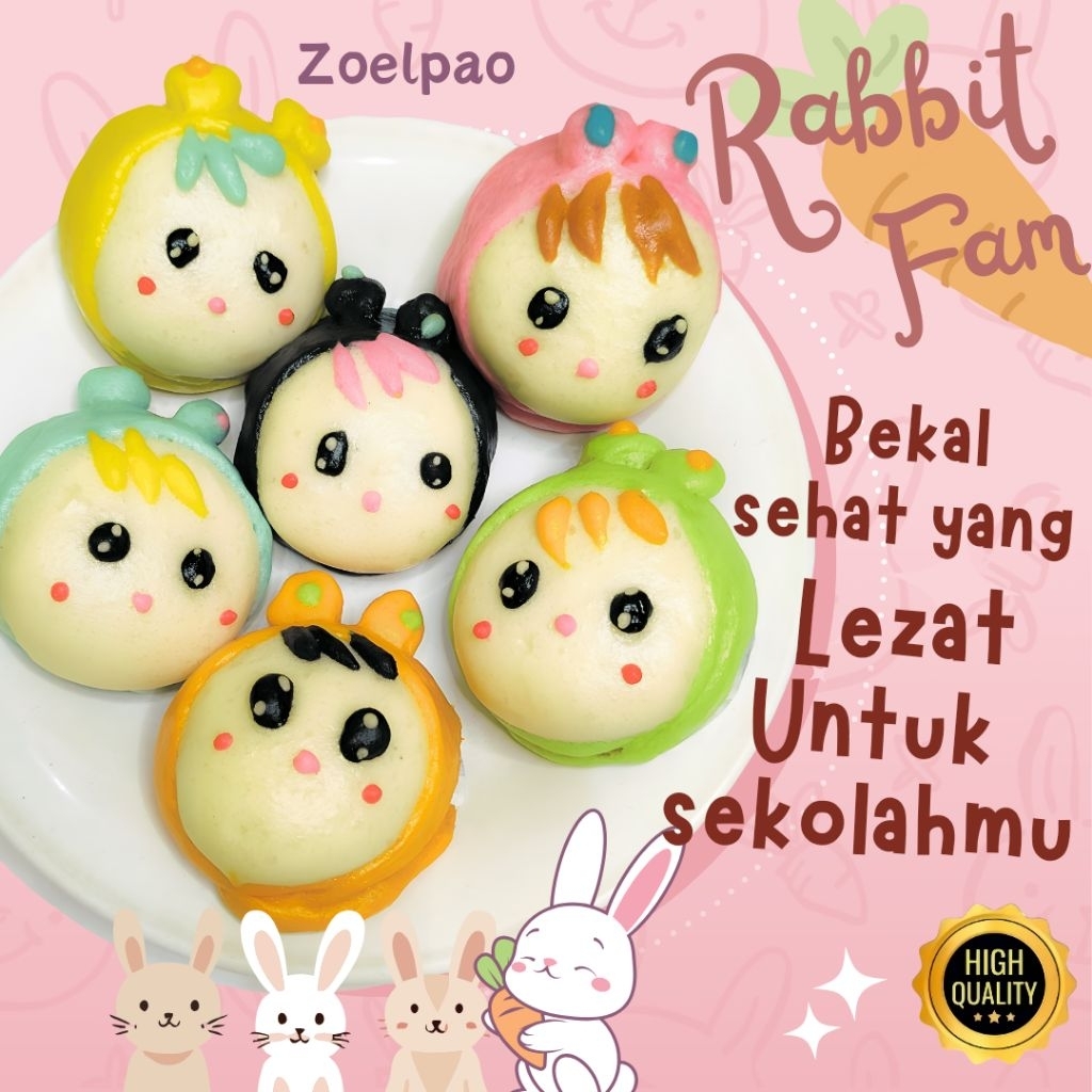 

Forcysn Bakpao Karakter Frozen Zoelpao, Edisi Karakter Orang/Bts/Superhero, Halal, Isi 6