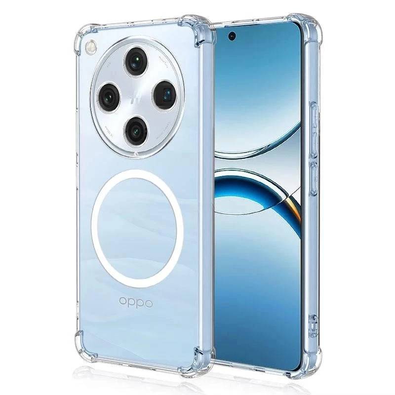 Clear Case Magsafe For Oppo Reno 13F 13 12F 12 11F 11 10 8T 8Z 7Z 8 7 6 5 4 3 Pro Plus 5F 4F 2F 2 5G