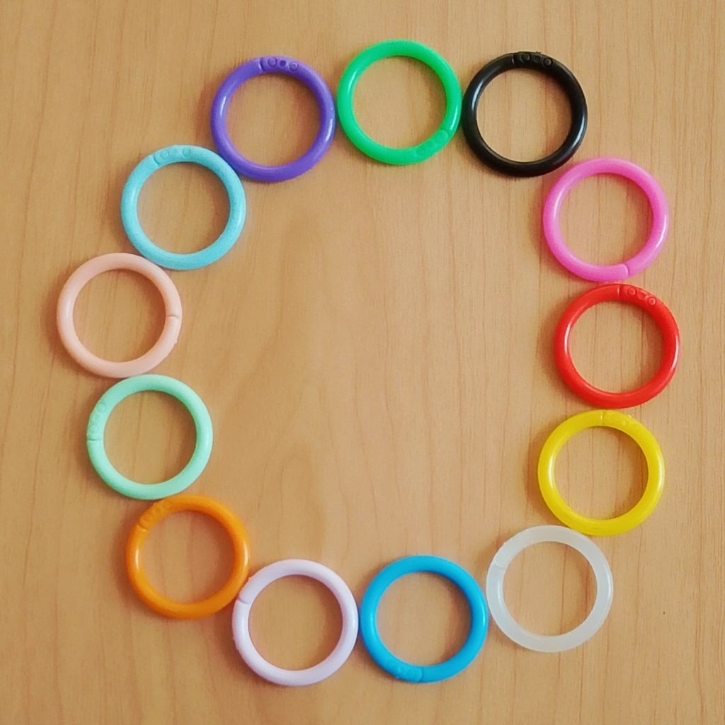 

Ring Binder Plastik Ring Flashcard Flash Card Buka Tutup Isi 70 - 100 pcs