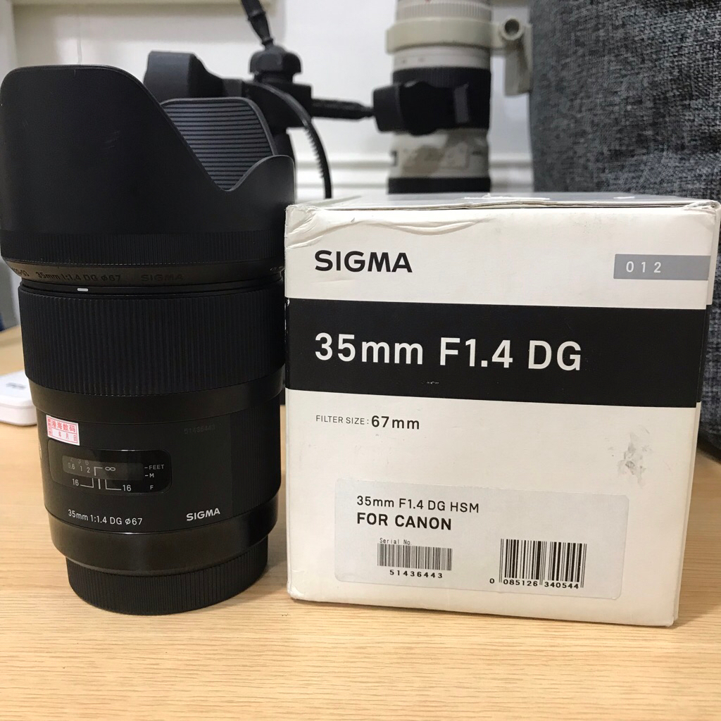 SIGMA ART 35MM F1.4 FOR CANON