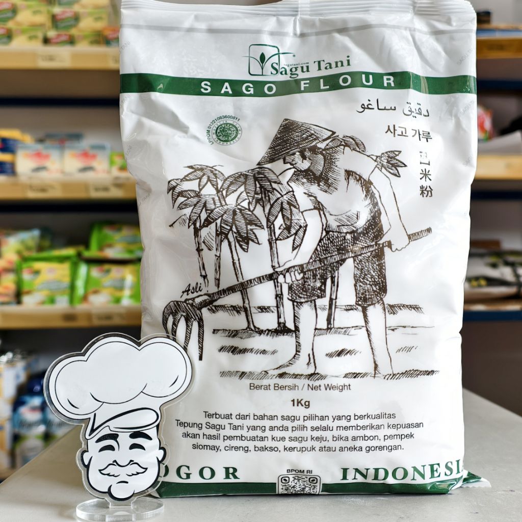 

Sagu Tani Bogor 1Kg / Tepung Sagu Tani Asli 1Kg