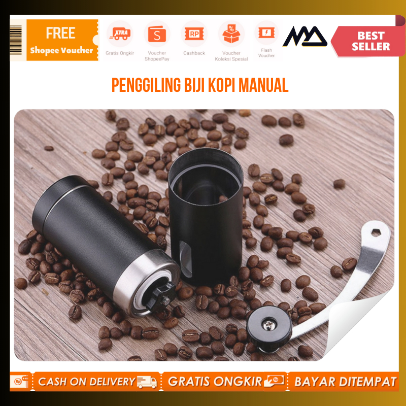 Penggiling Biji Kopi Manual / Penggiling Biji Kopi Manual Coffee Grinder / Alat Giling Kopi Manual